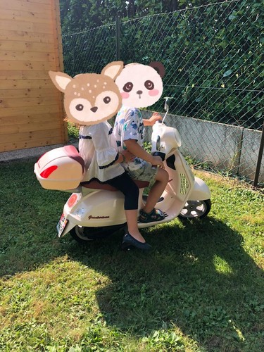 Moto elettrica vespa 12v - moto,